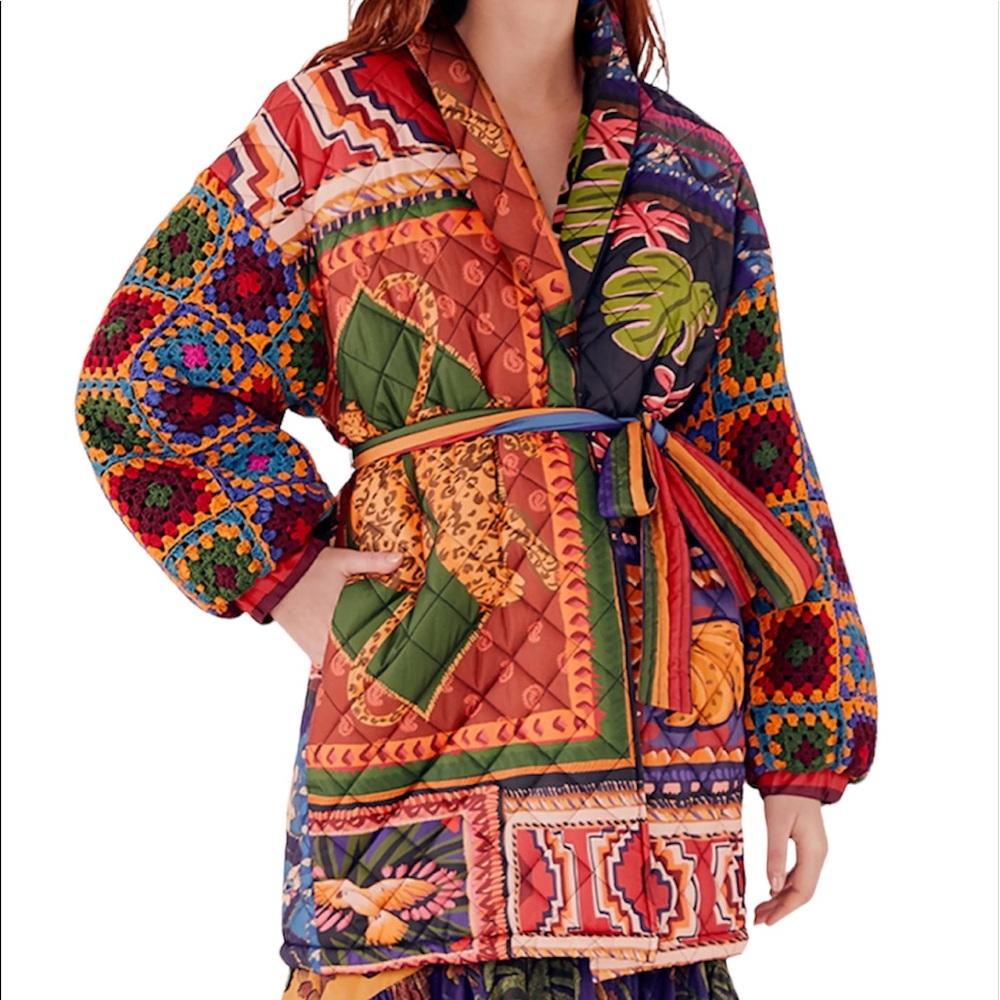 NWT FARM Rio Puffer Jacket Size S